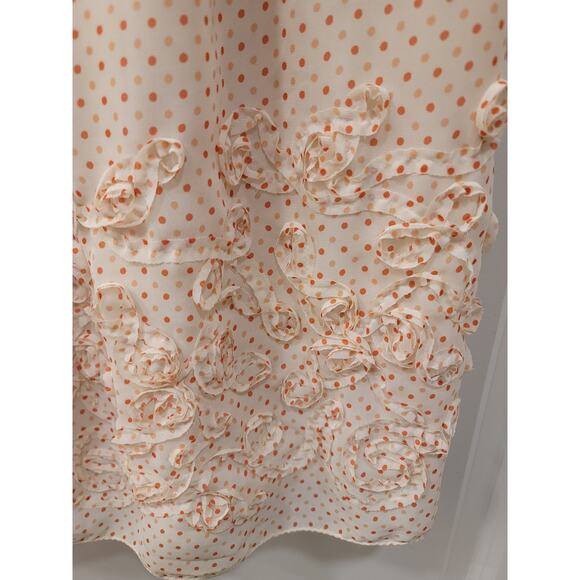 Max Studio Red Polka Dot Dress with Ruffle Details - Picture 2 of 9